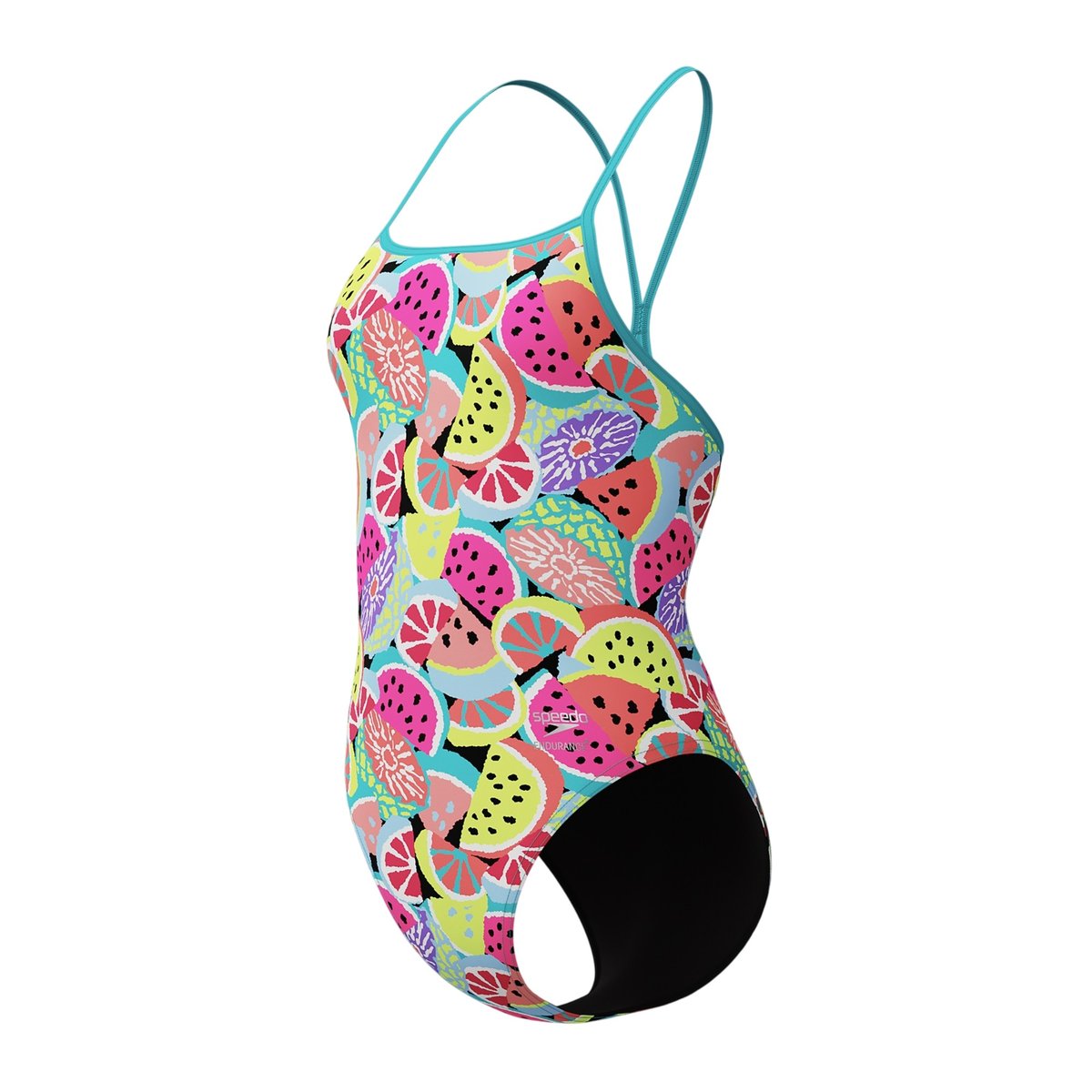 Maillot de bain 1 pièce motif/style fruit multicolore, SPEEDO