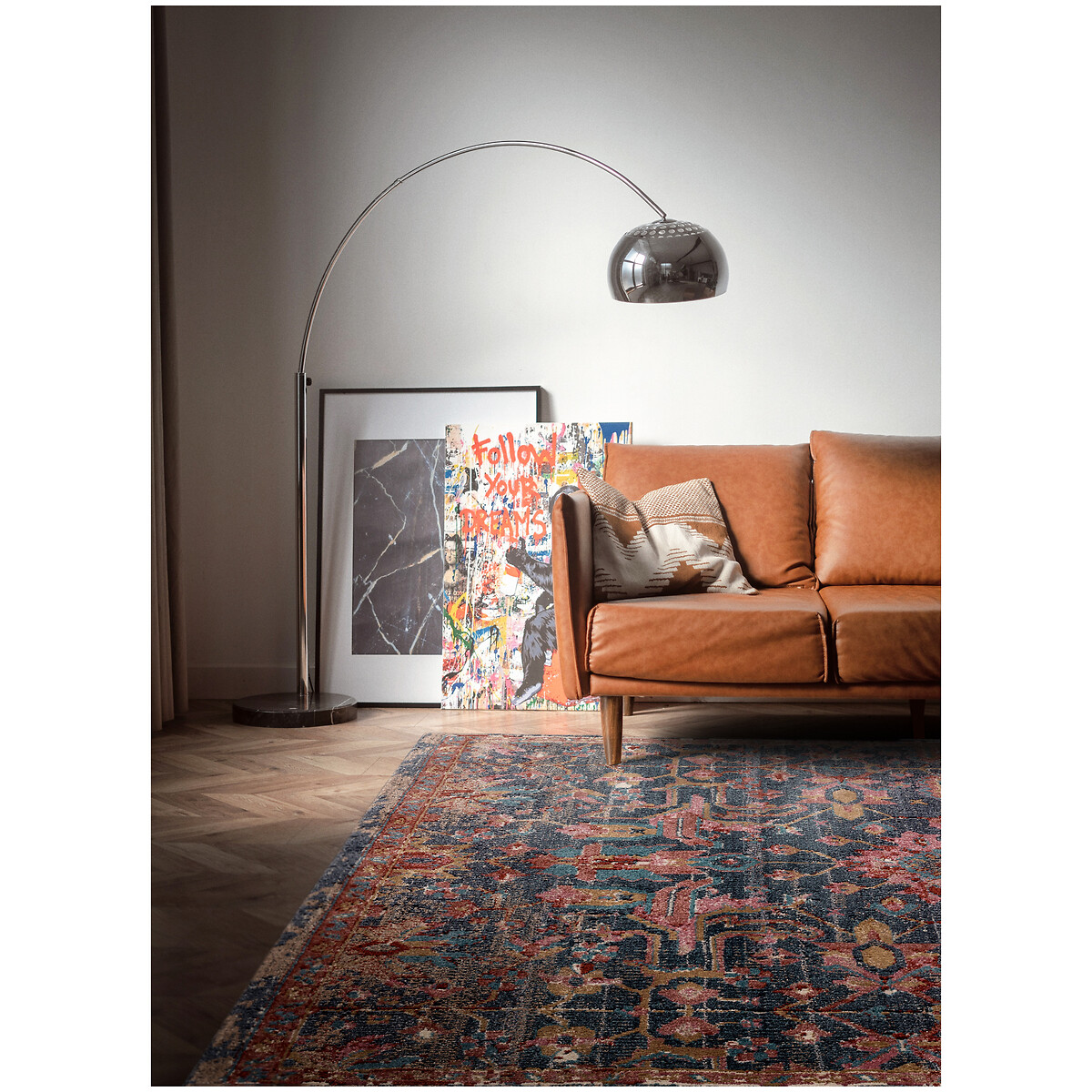 Antique Jewel Tone Persian Style Rug blue, ÉDITÉ