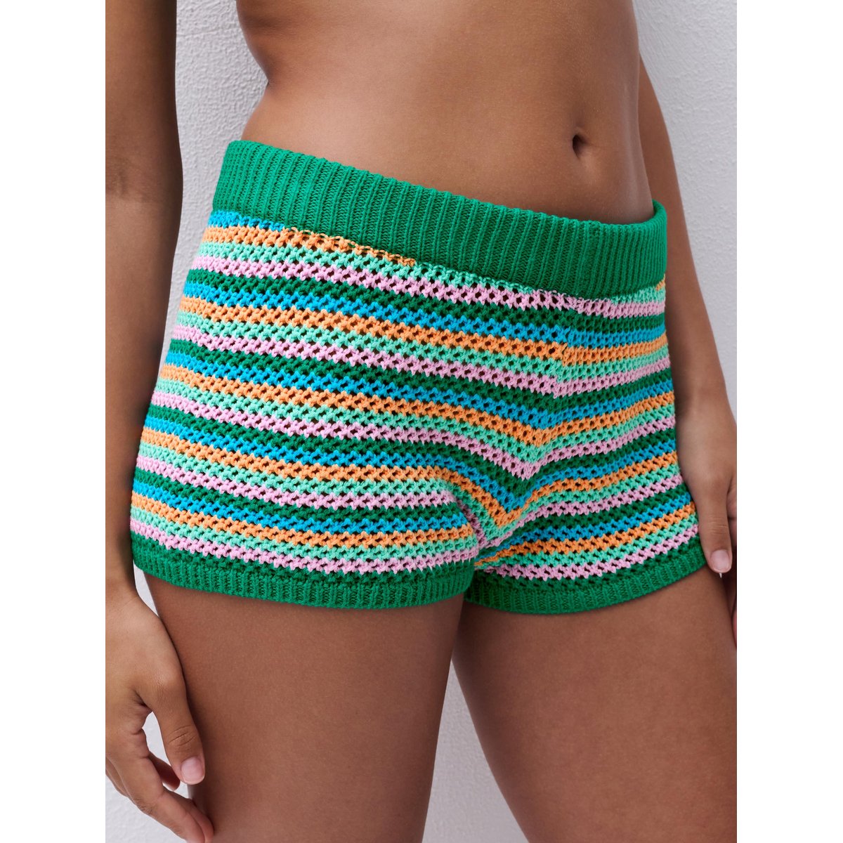 Short JOYCE jungle macramé, CHANTELLE PULP