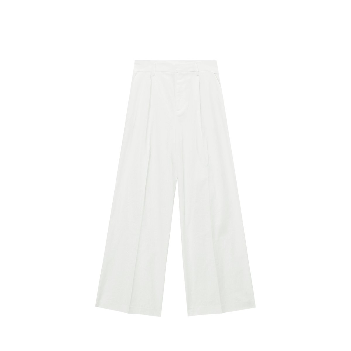 Pantalon de costume lin et coton ecru, IKKS