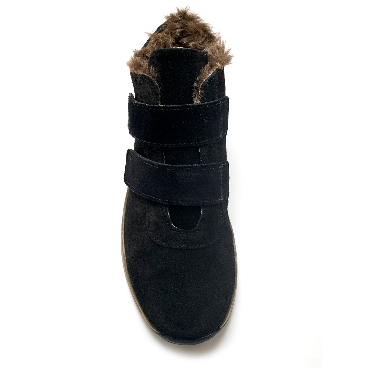 Botts scratchs cuir velours noir, PEDICONFORT