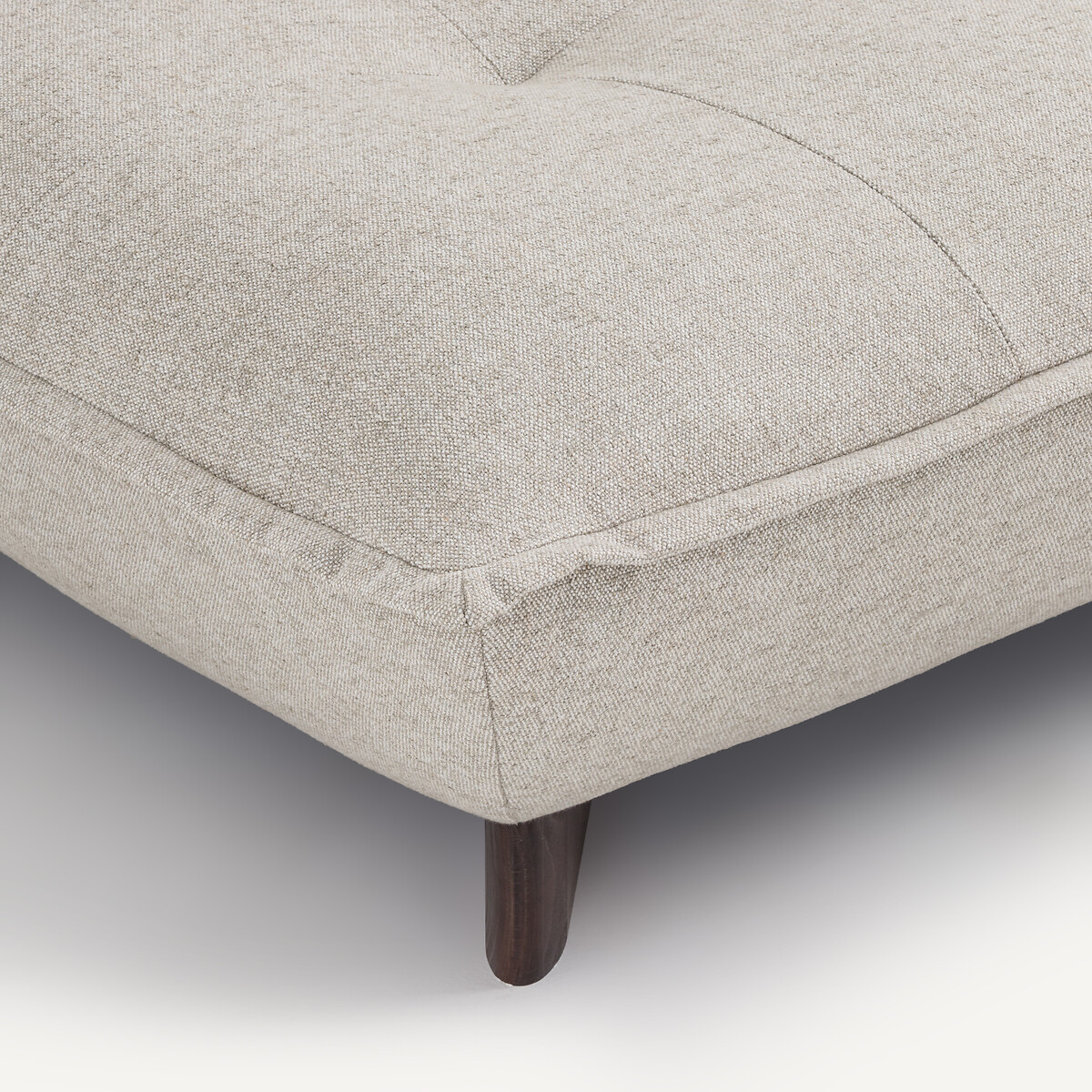 Banquette modulable en texturé viscose et lin, KAORI naturel, AM.PM