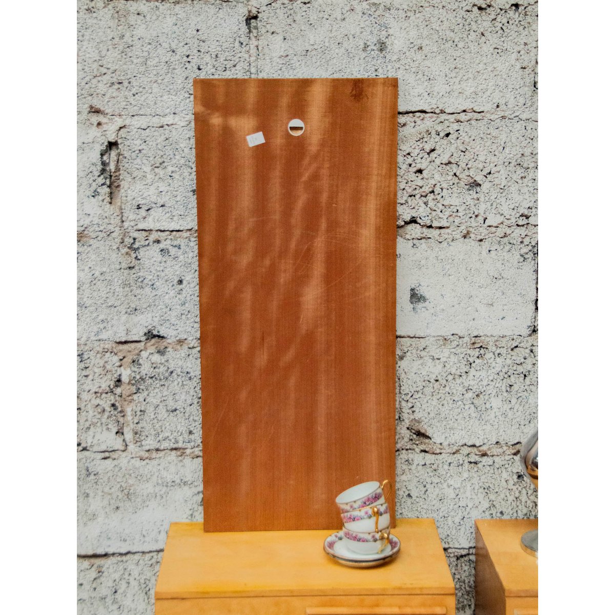 Miroir rétroviseur en bois Igor N°825 - Bon état bois, DEBONGOUT