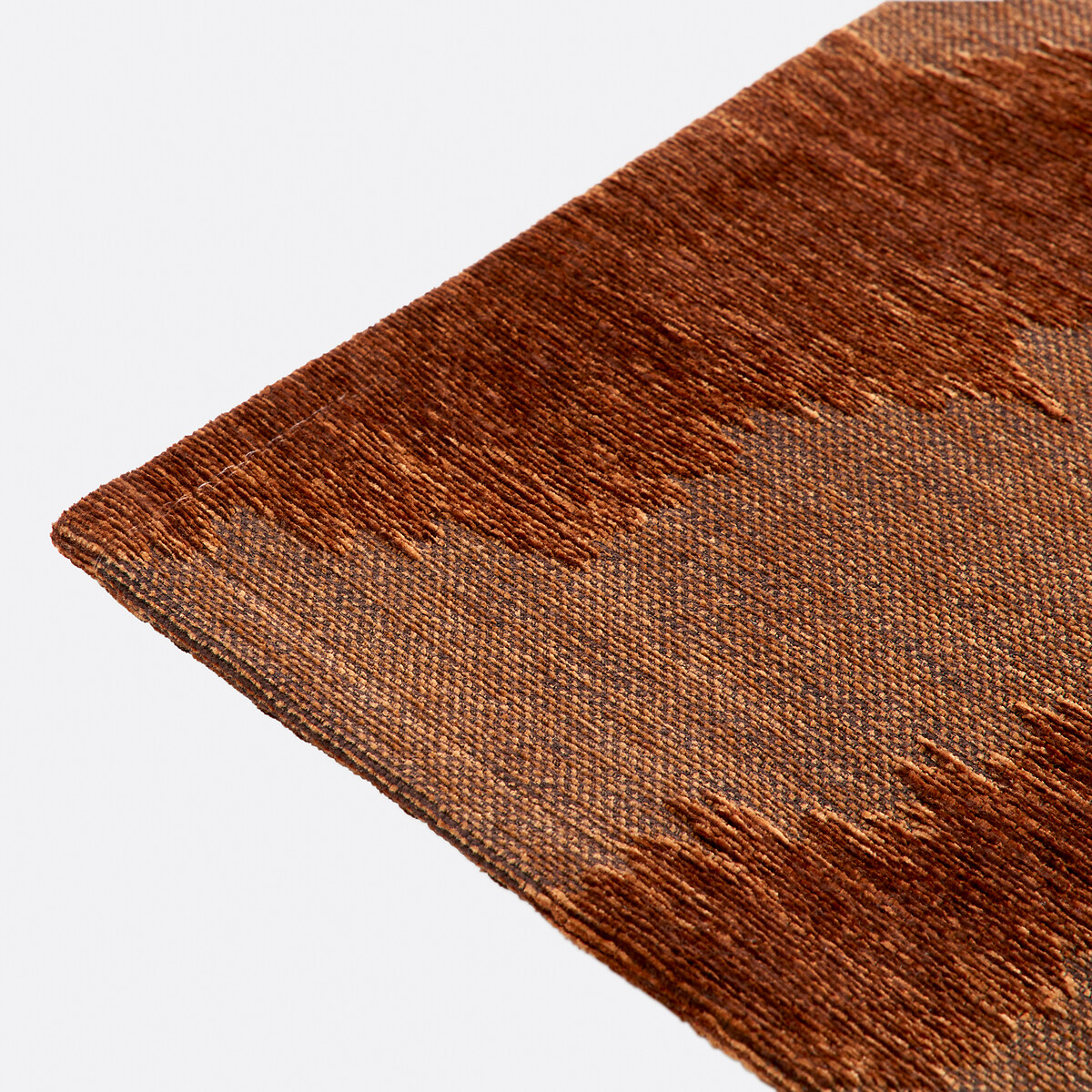 Frankie Flat Woven Moiré Effect Rug amber, LA REDOUTE INTERIEURS