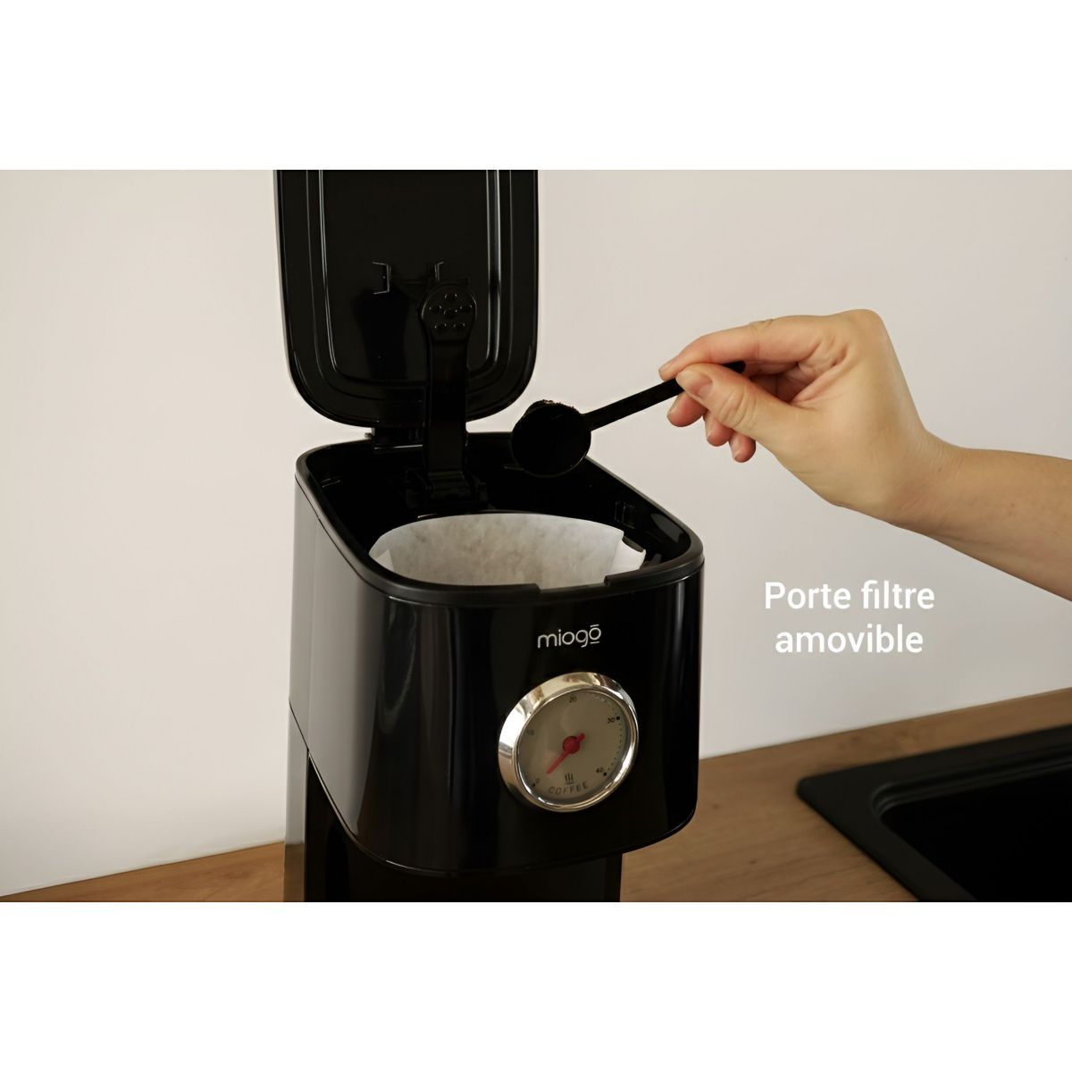 Cafetière filtre MDCM2 Daily couleur unique, MIOGO