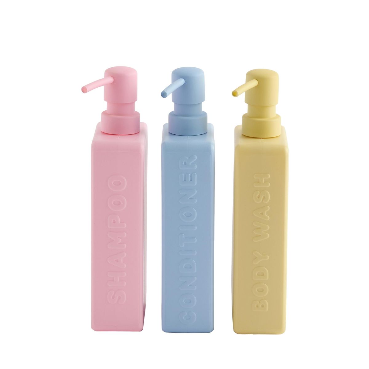 Flacon distributeur, lot de 3 multi-couleurs, NEXT