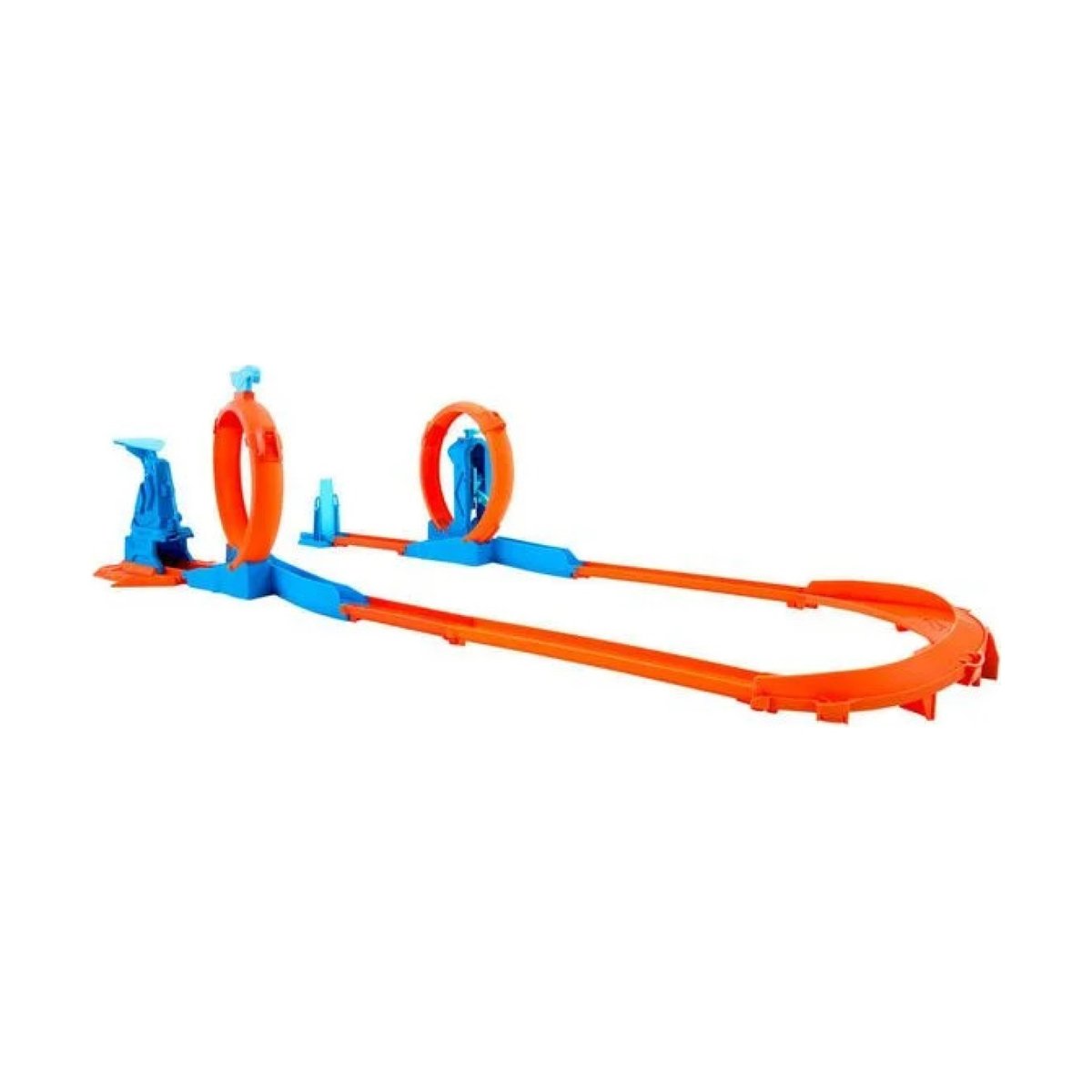 Hot Wheels Track Creator : triple looping multicolore, MATTEL