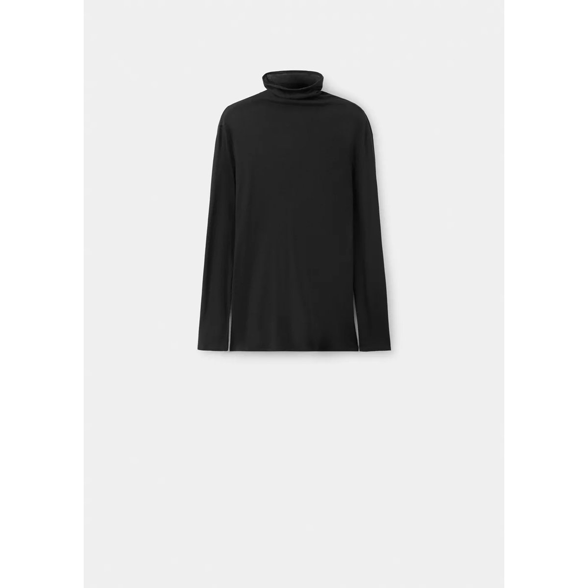 T-shirt pyjama col montant noir, MANGO