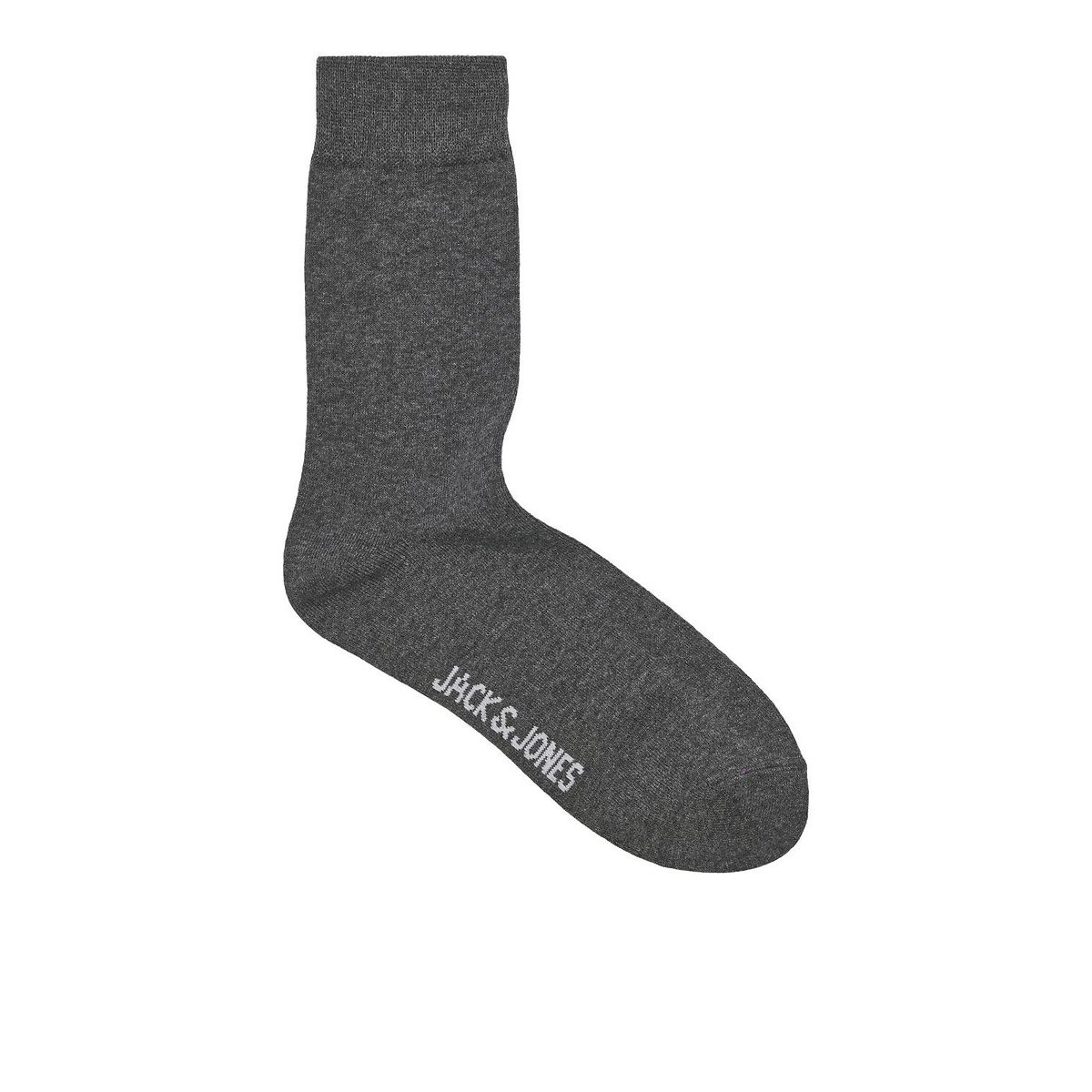 Lote de 3 pares de calcetines altos lisos negro + gris + camel, JACK & JONES