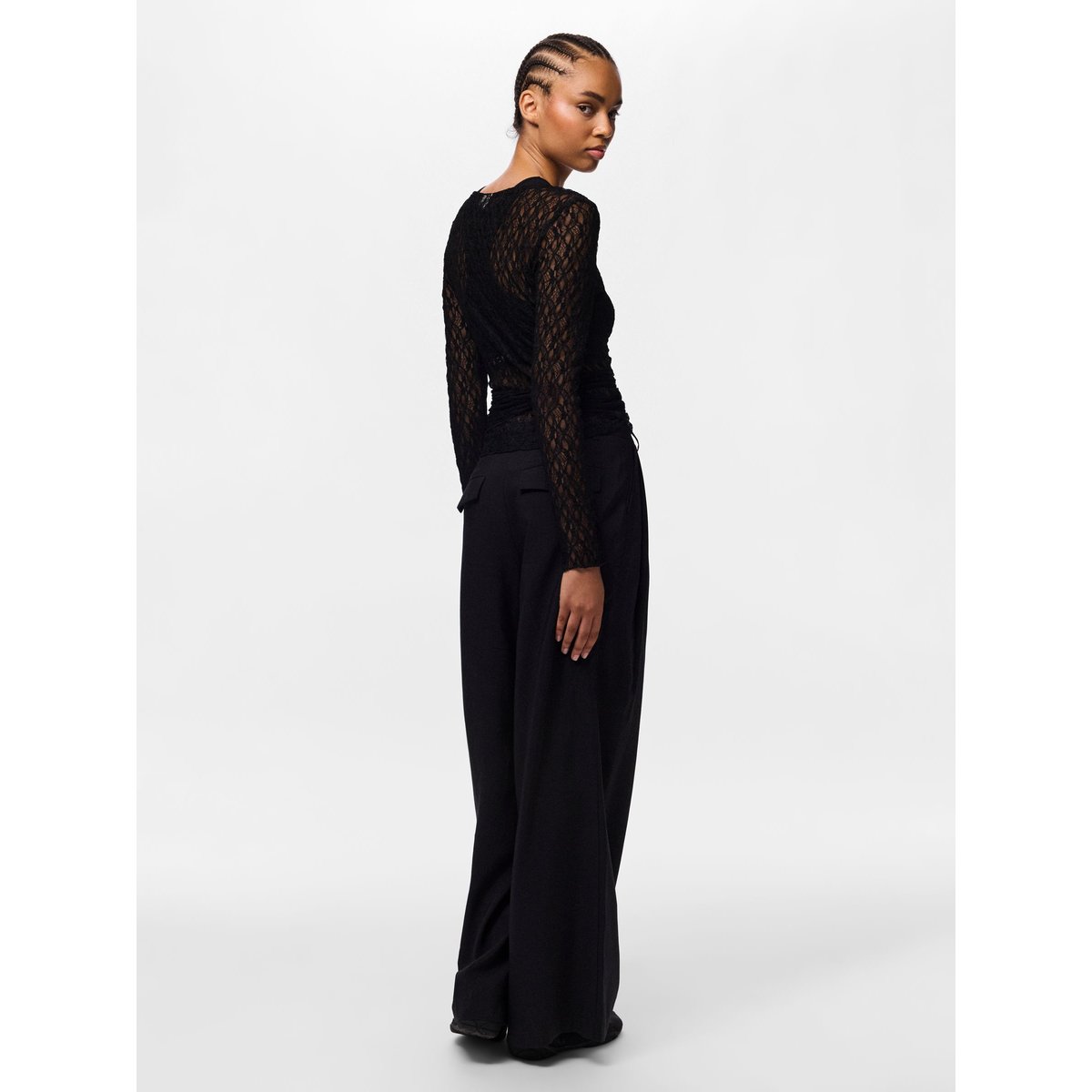 Top Cache-Cœur noir - black1, PIECES