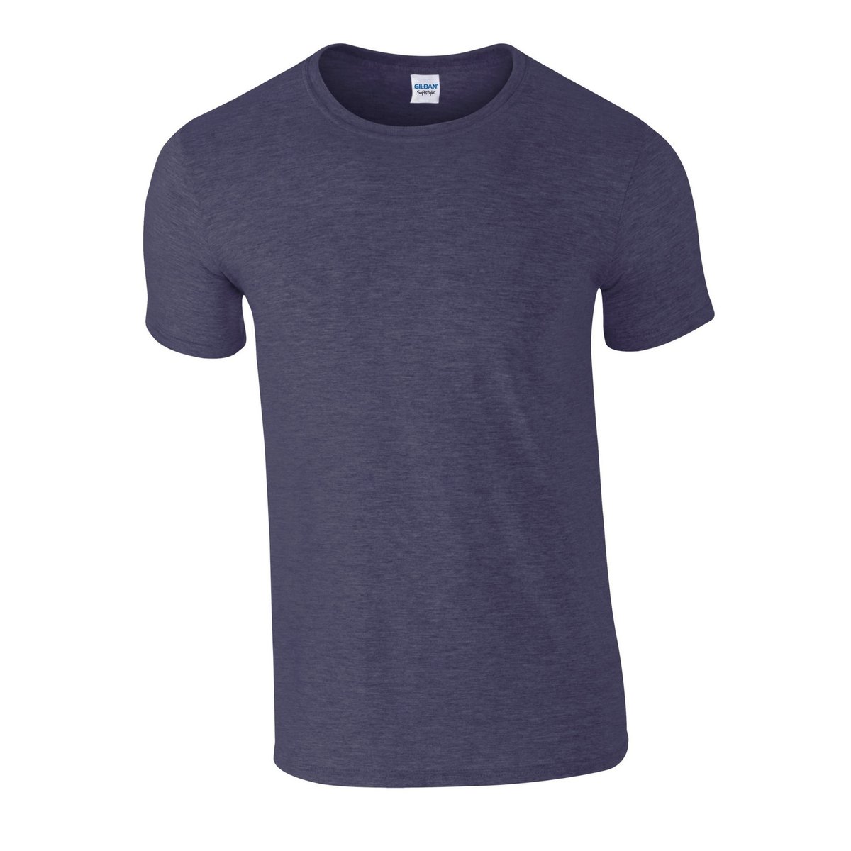 T-shirt SOFTSTYLE bleu marine chiné, GILDAN