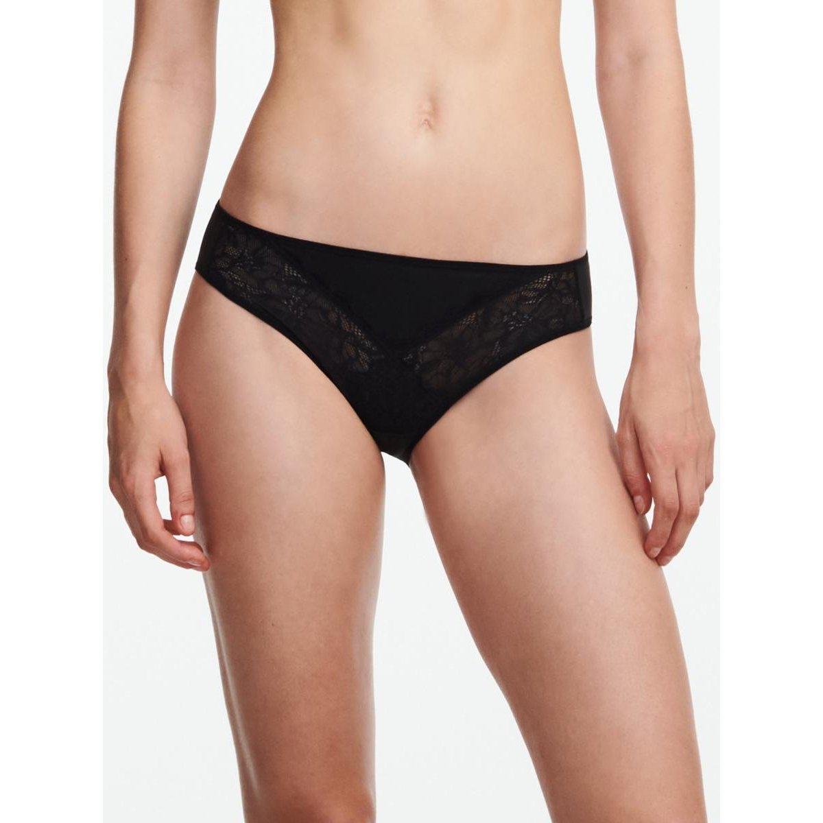 Slip évolutif FLORAL TOUCH noir, CHANTELLE
