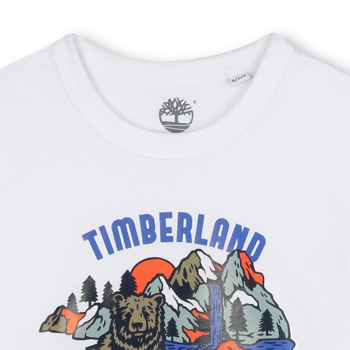 T-shirt à manches courtes en maillot blanc, TIMBERLAND