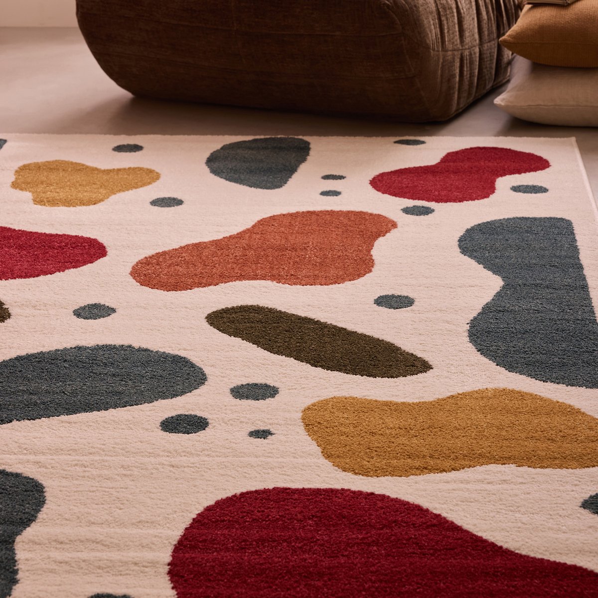 Tapis intérieur motif artistique EUPHORIA multicolore, NAZAR RUGS