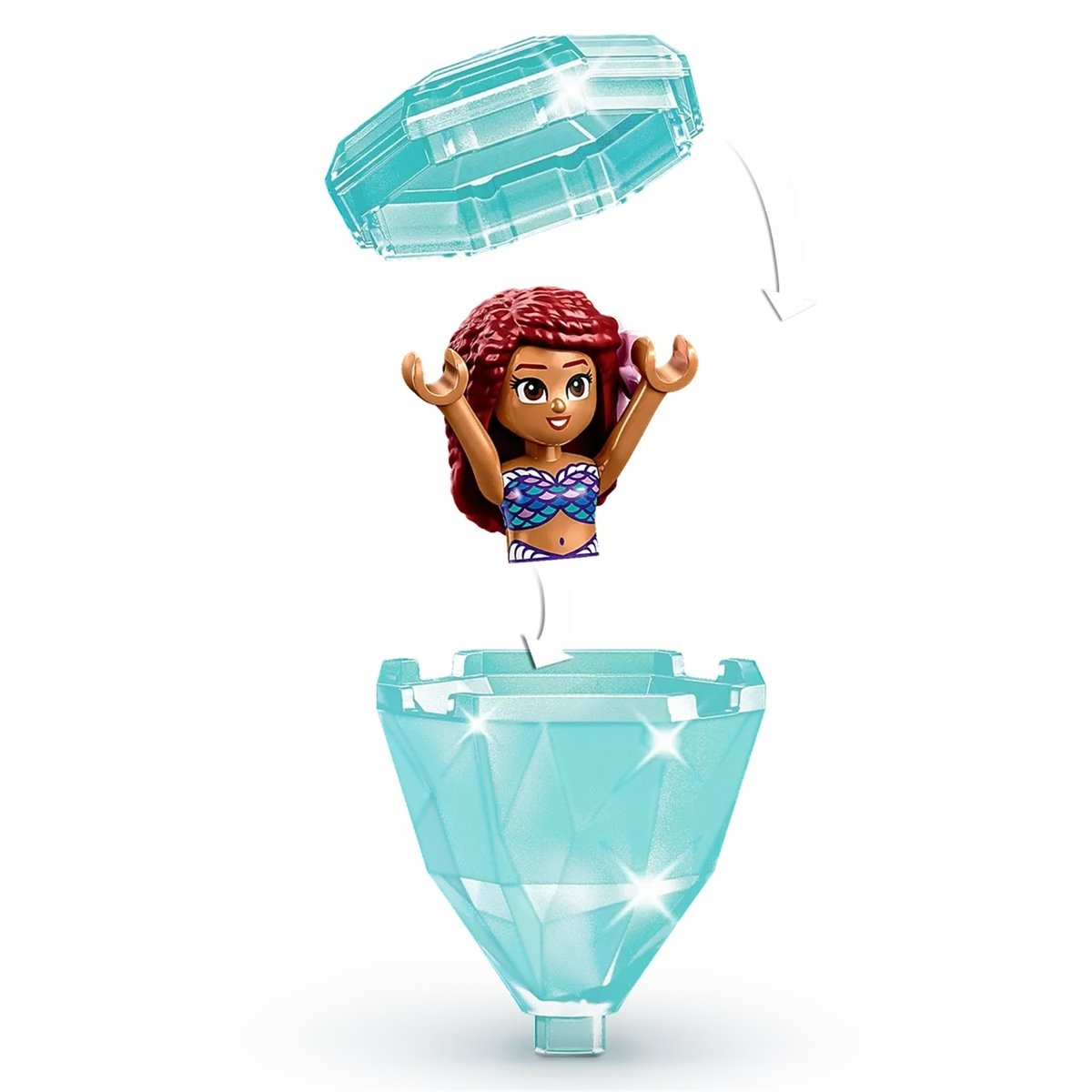 Disney Le coffre aux trésors d'Ariel multicolore, LEGO