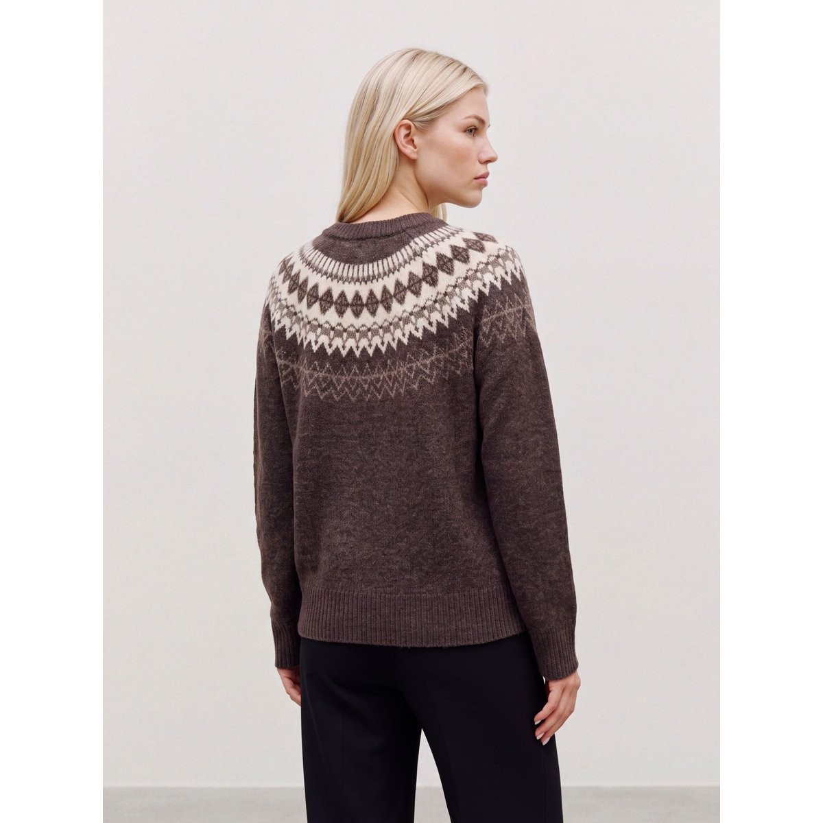 Pull En Maille marron - chocolate torte 1, VERO MODA