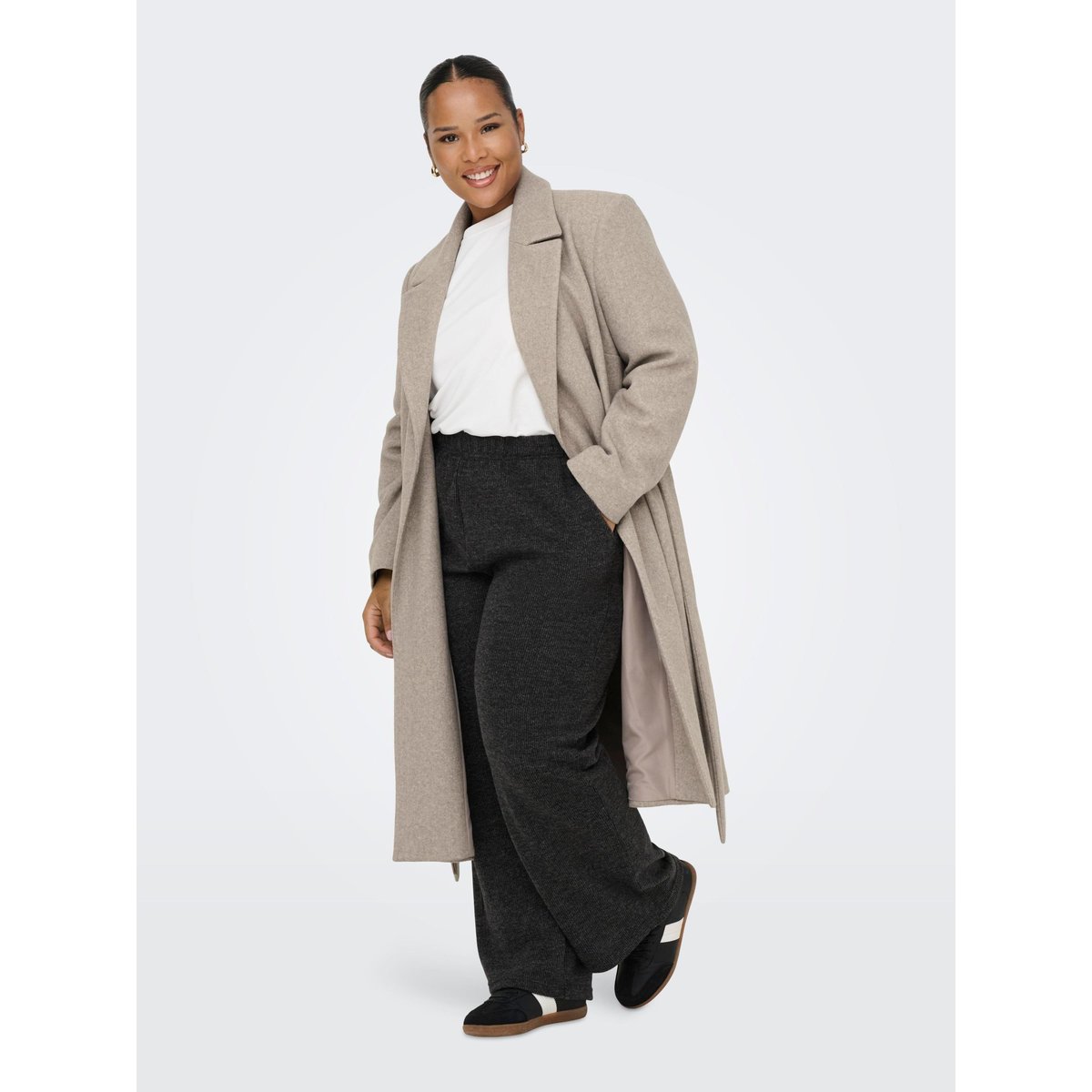 Manteau simply taupe, ONLY CARMAKOMA