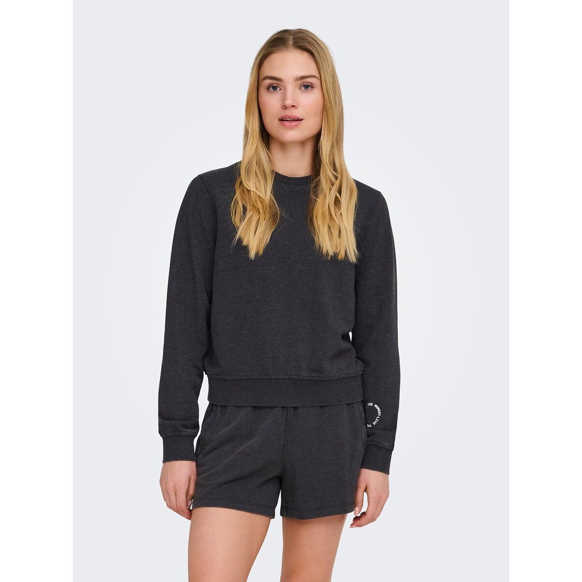 Back Print Sweatshirt black, ONLY PLAY