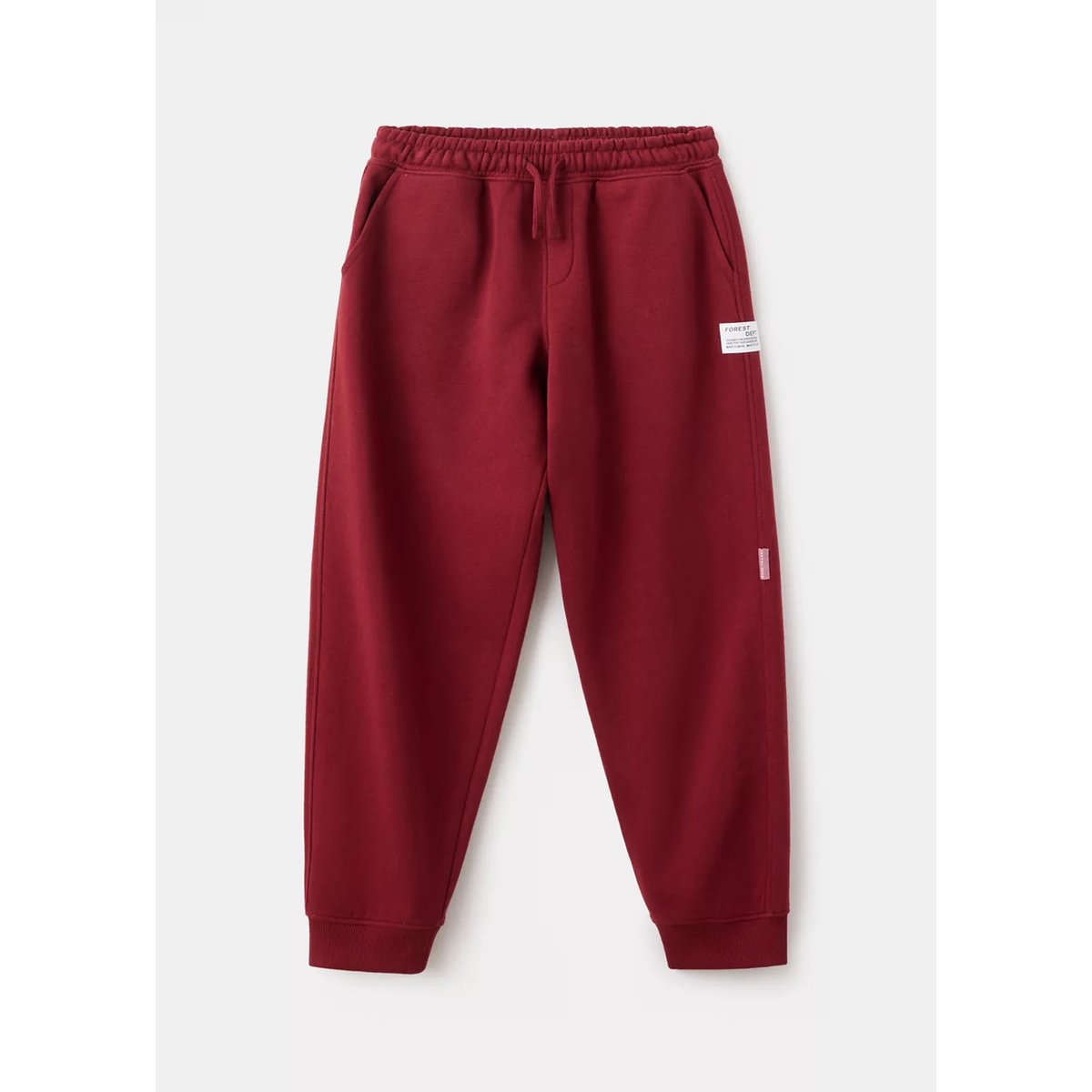 Pantalon jogger coton grenat, MANGO KIDS