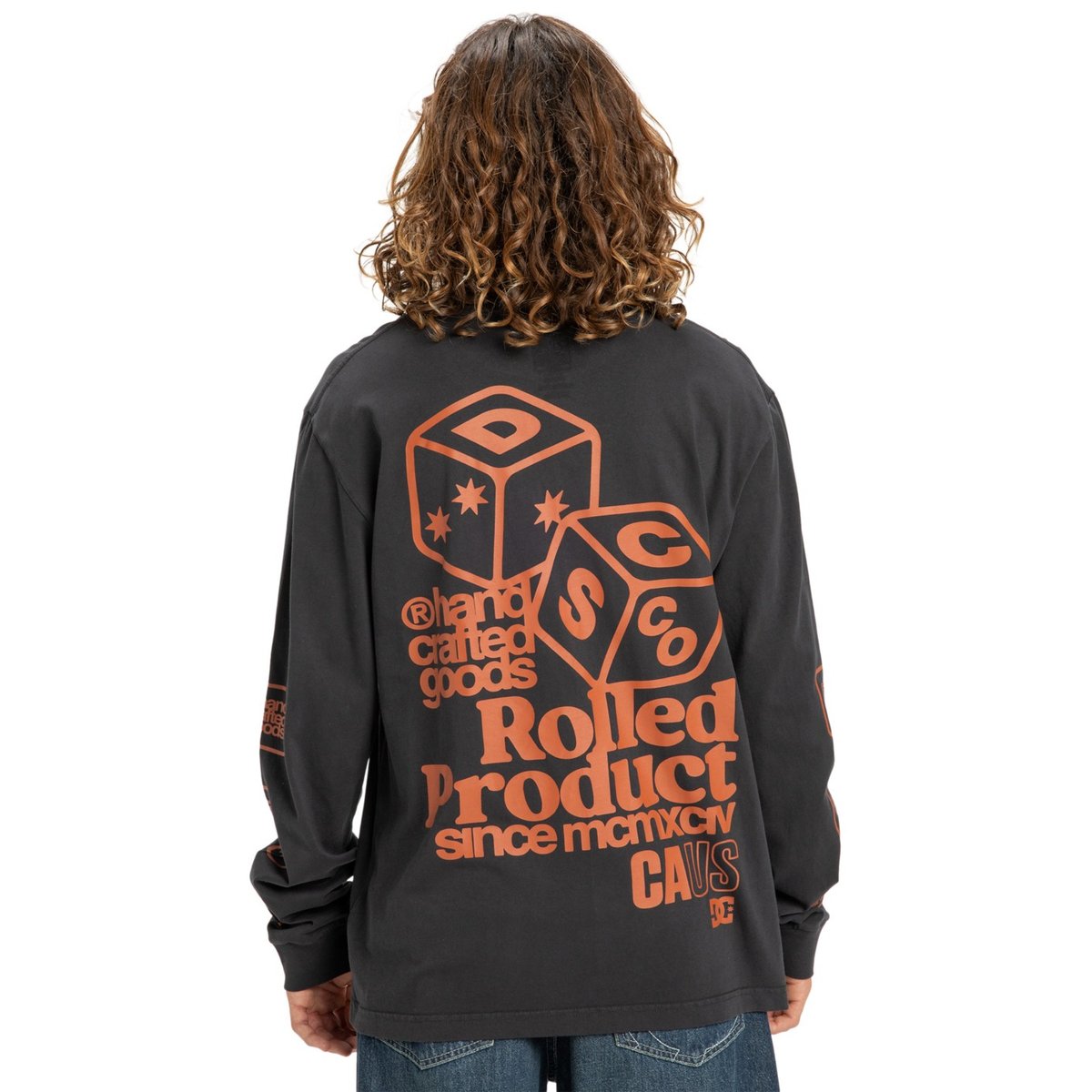 T-shirt manches longues HI ROLLING HLS. noir black, DC SHOES