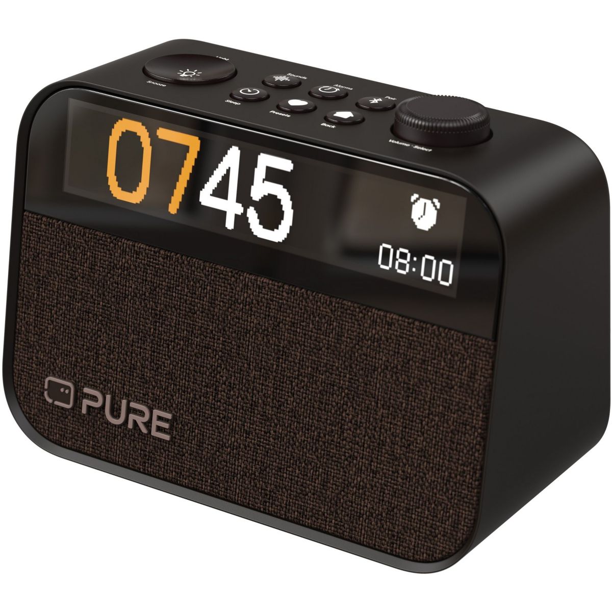 Radio DAB Moment Coffee Black couleur unique, PURE