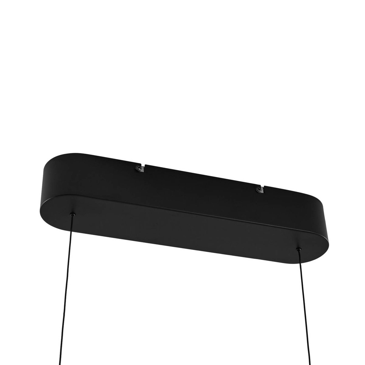 Suspension en bois moderneLED, Darnor bois clair, noir, LUCANDE