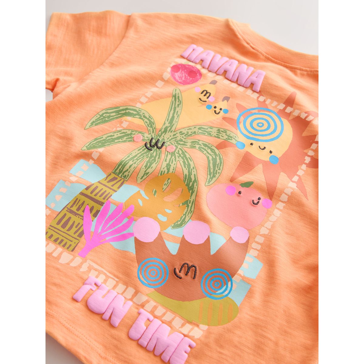 Short cycliste et haut, lot de 2 rose/orange, NEXT