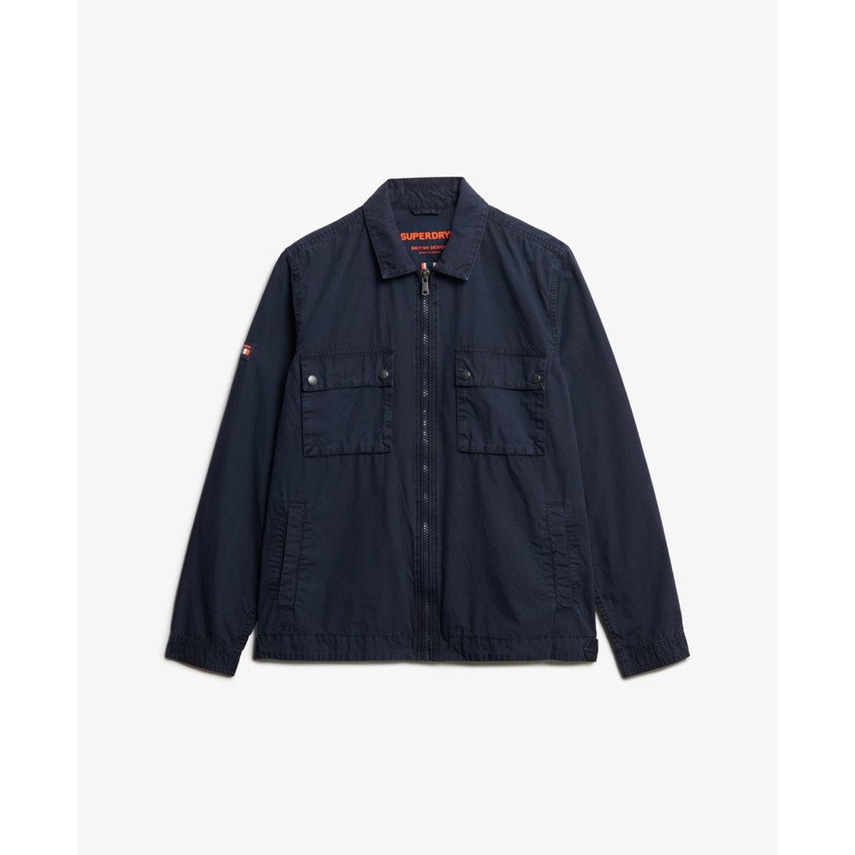Veste zippée Essentials bleu marine éclipse, SUPERDRY