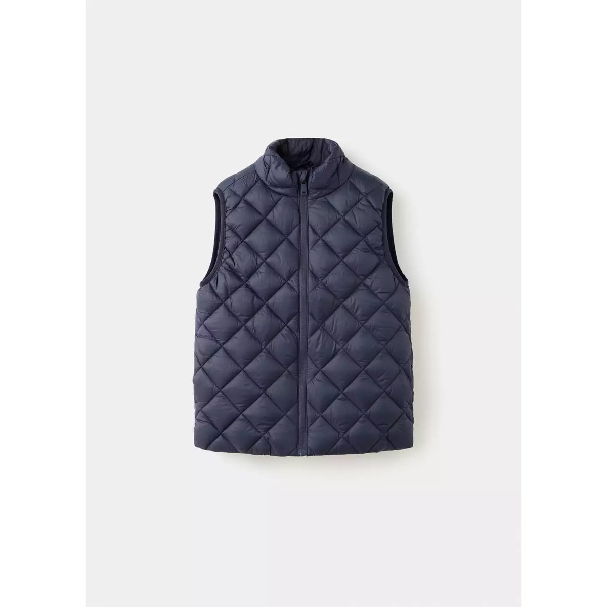 Gilet matelassé losanges bleu marine, MANGO KIDS
