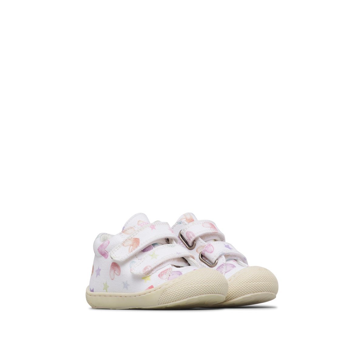 Chaussures premiers pas en tissu COCOON VL blanc-, NATURINO
