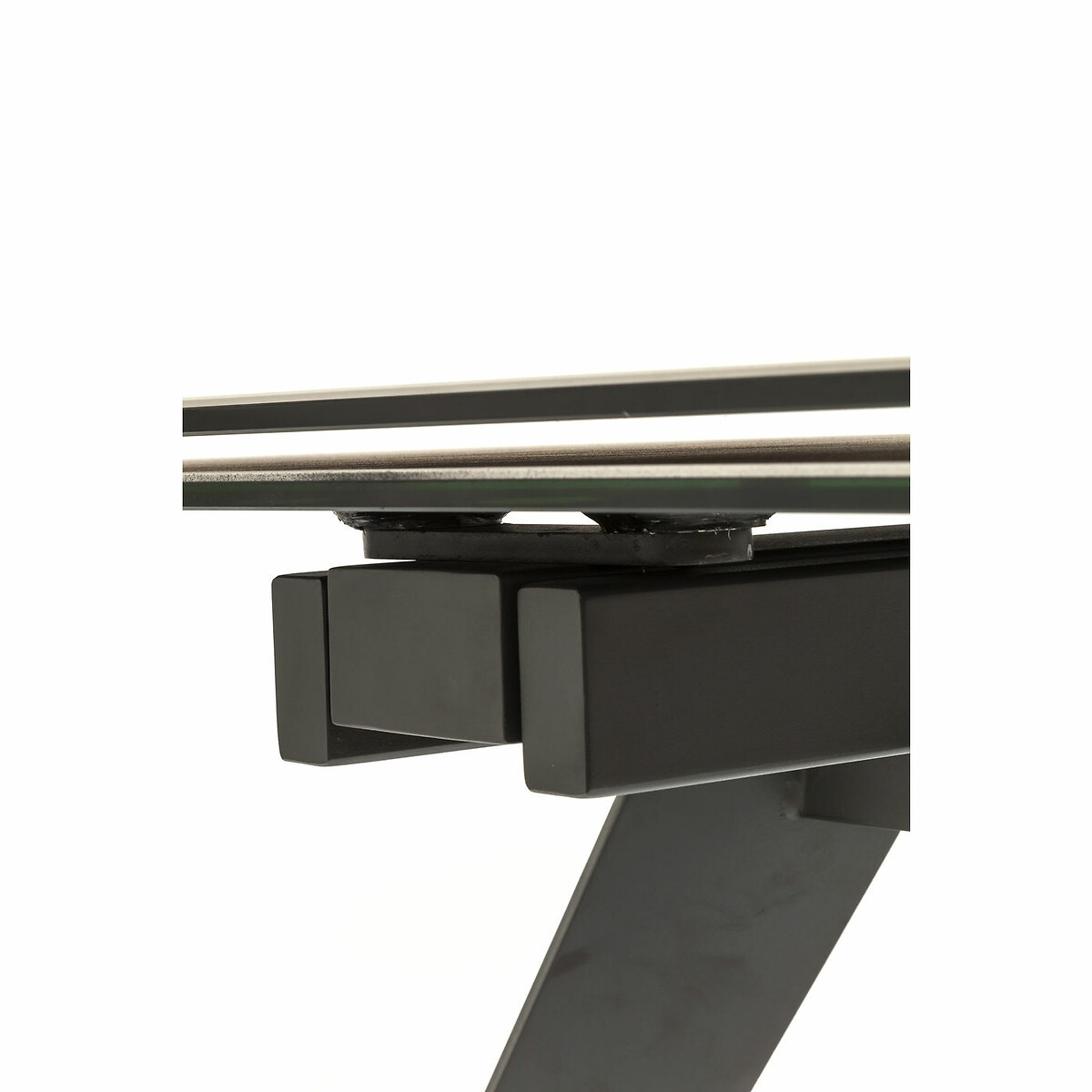 Extension Table Amsterdam Dark 160(40+40)x90cm black, KARE DESIGN