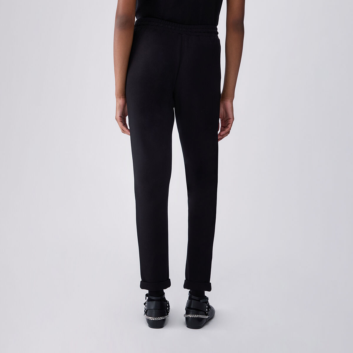 Pantalon en néoprène noir, LIU JO