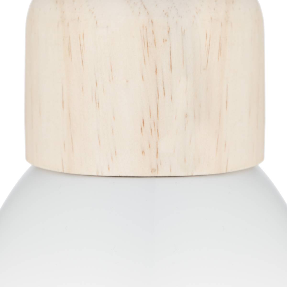 Suspension métal et bois de pin DESY blanc, ATMOSPHERA