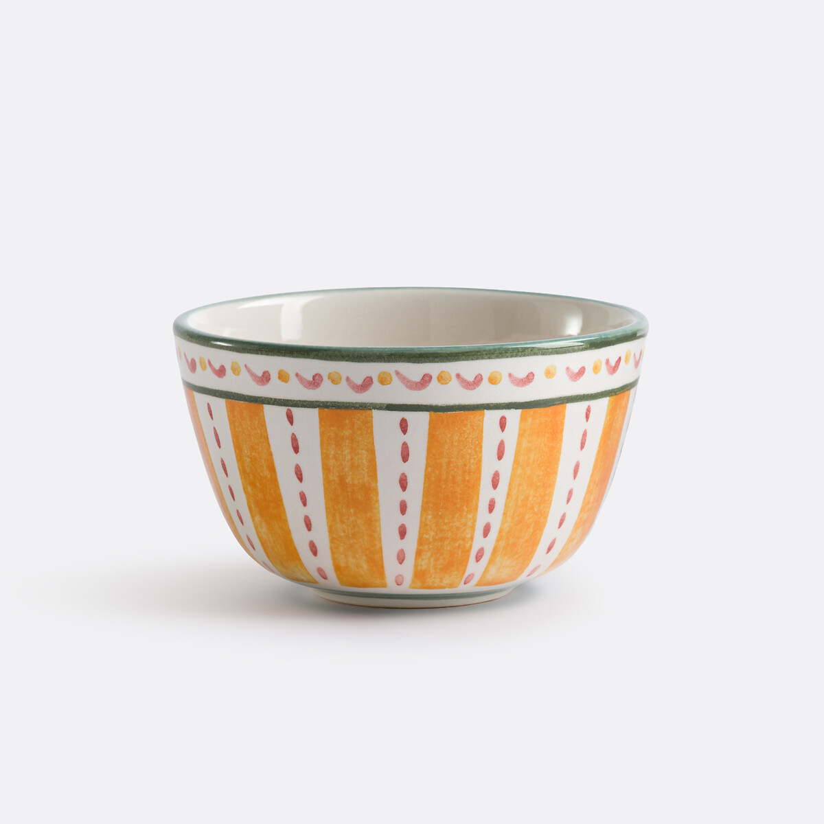 Lot de 2 bols en grès émaillé avec motifs, Baldia multicolore, LA REDOUTE INTERIEURS