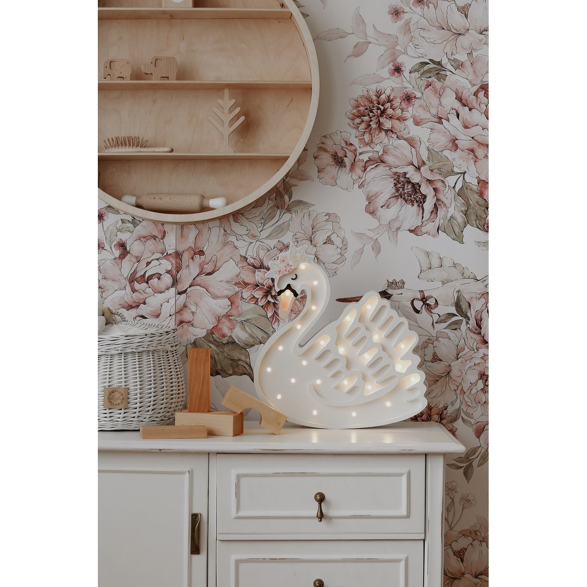 Lampe Veilleuse Cygne blanc, LITTLE LIGHTS