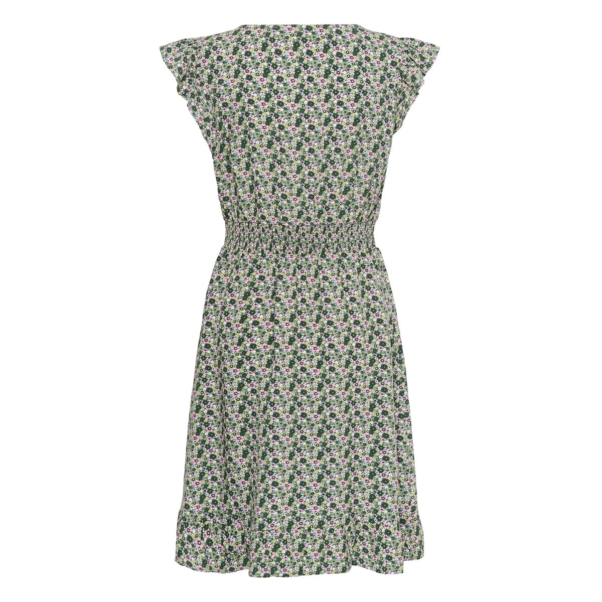 Robe vert rose fleur, CREAM