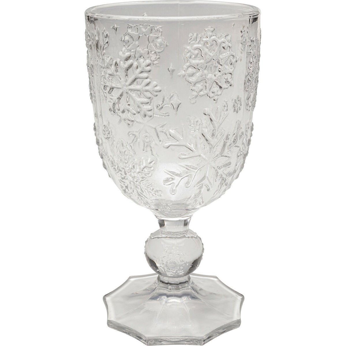 Lot de 6 verres à vin, ICE FLOWERS transparent, KARE DESIGN
