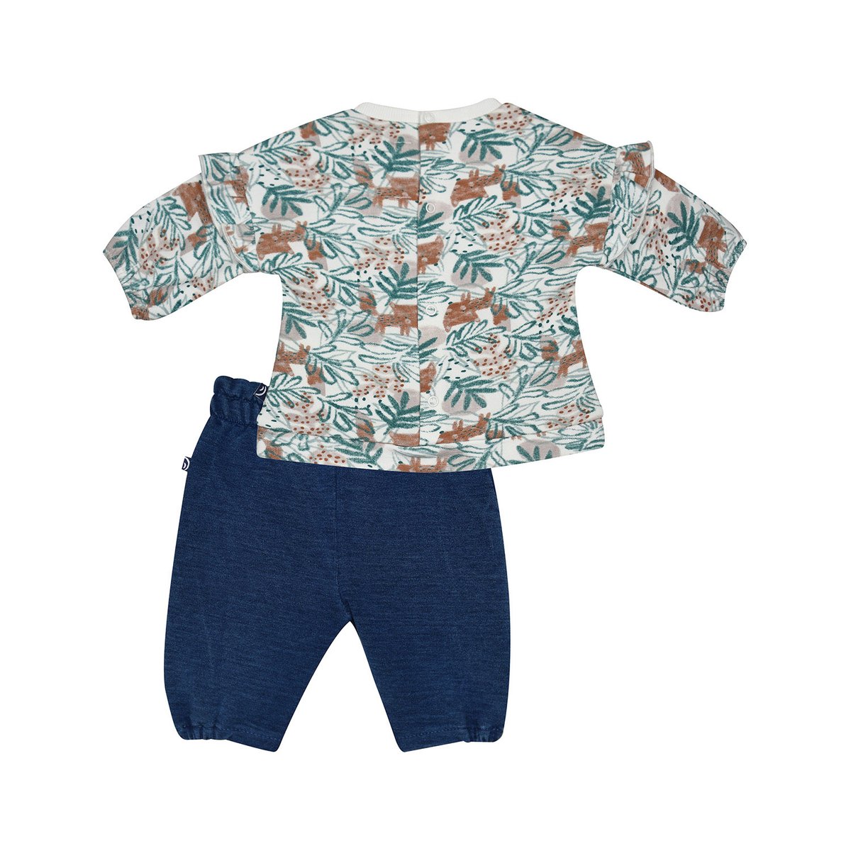 Sweat pantalon maËlys molleton blanc, SUCRE D'ORGE