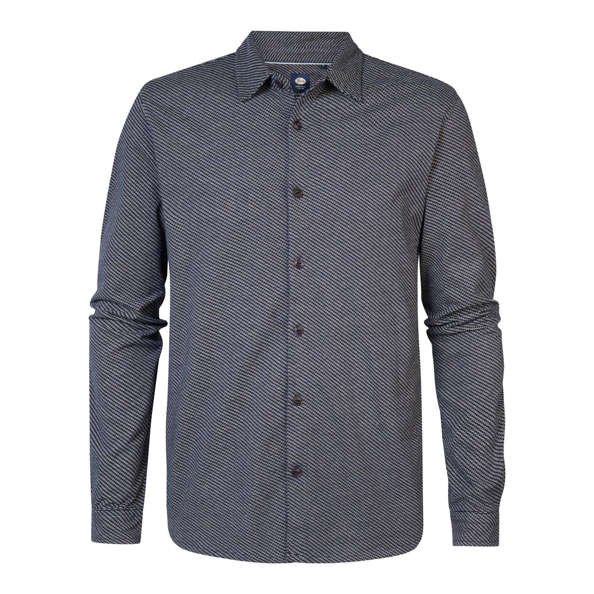 Chemise en imprimé intégral port marron ecru, PETROL INDUSTRIES