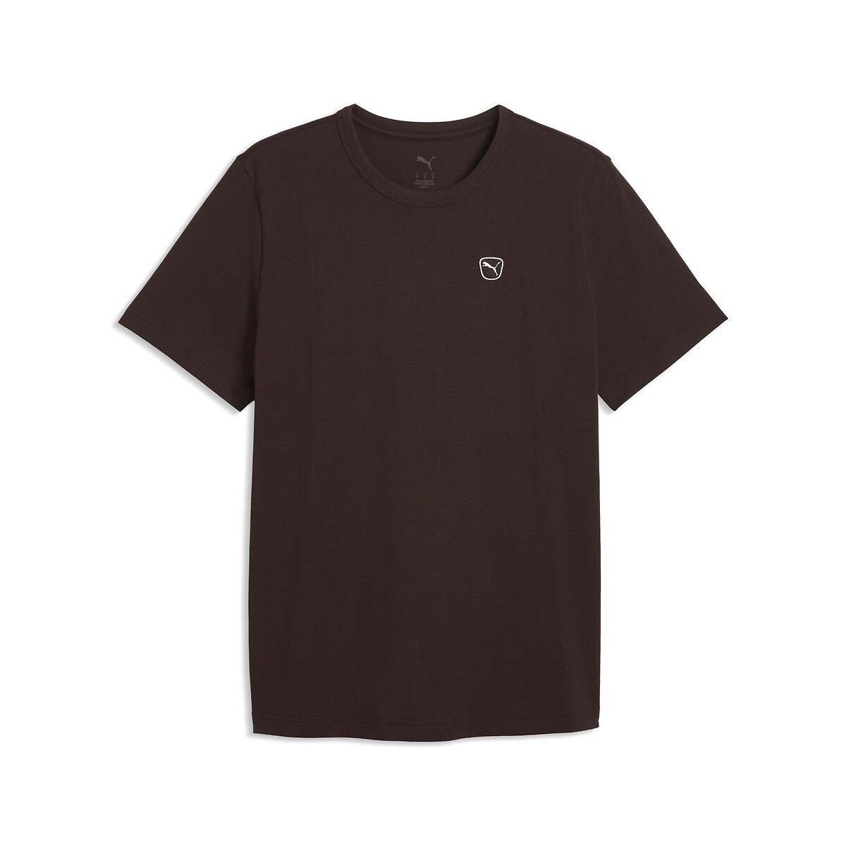 T-Shirt mit Pailletten-Motiv schokolade, PUMA