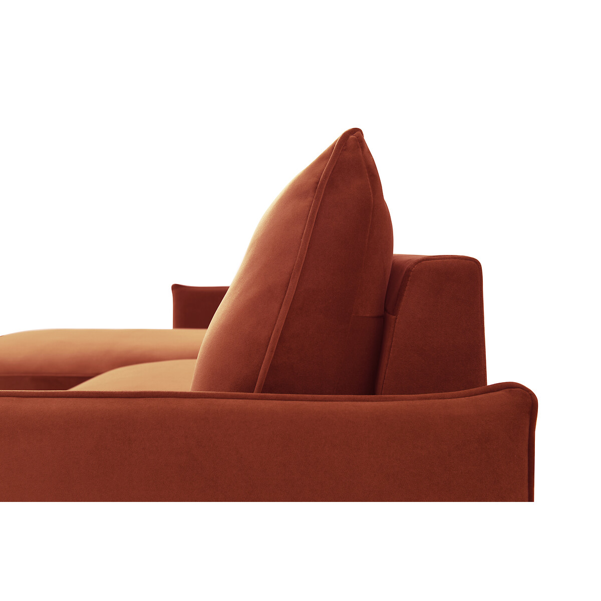 Beatrice Velvet Corner Sofa Bed orange, ÉDITÉ