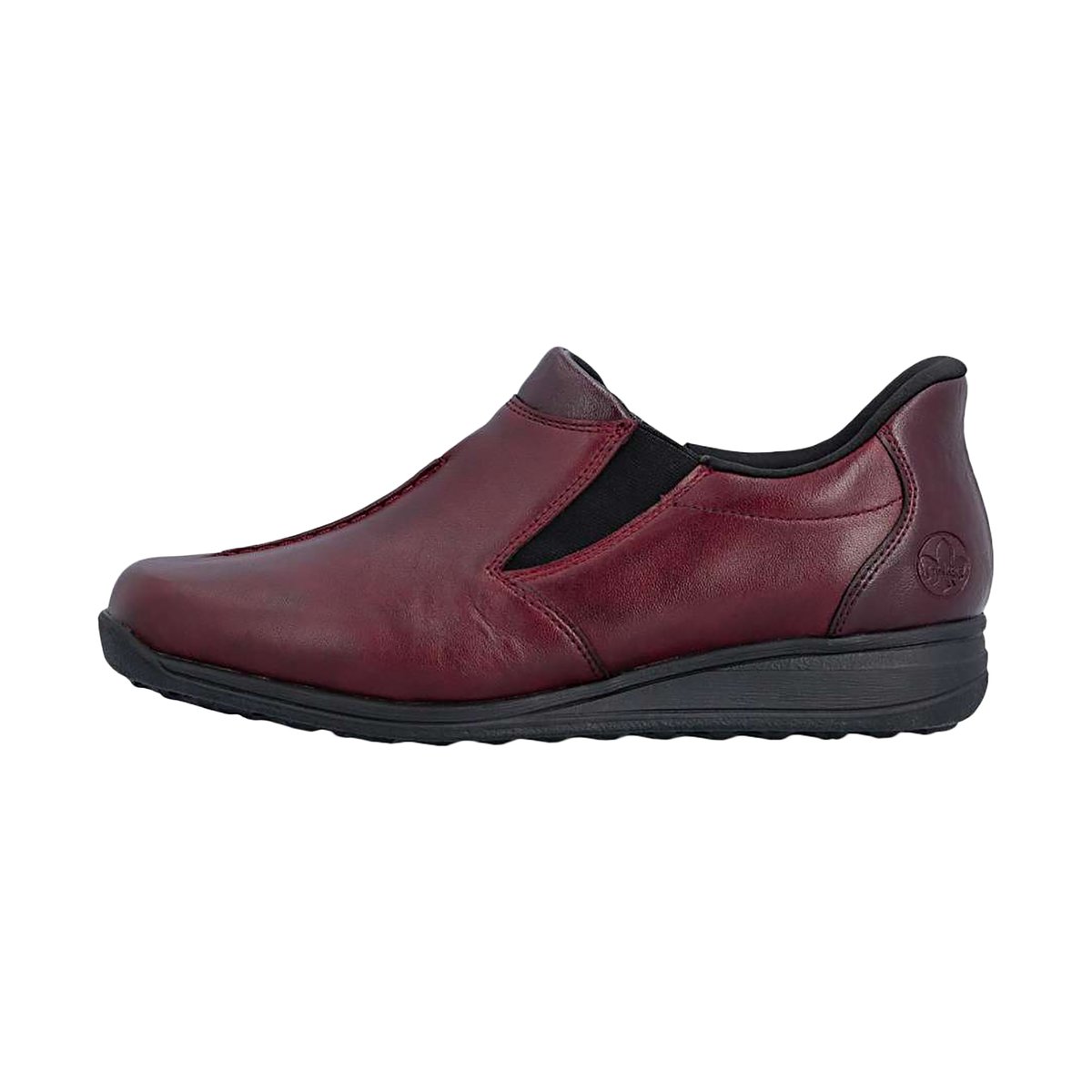 Basket Cuir rouge, RIEKER
