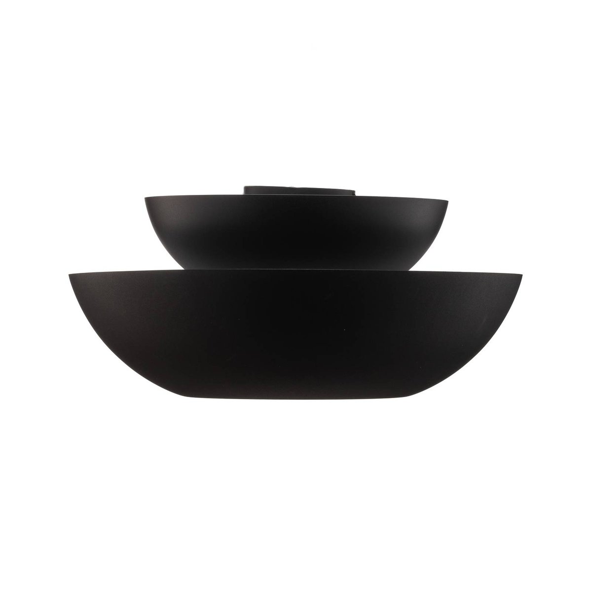 Plafonnier en métal design, Kellina noir, LUCANDE
