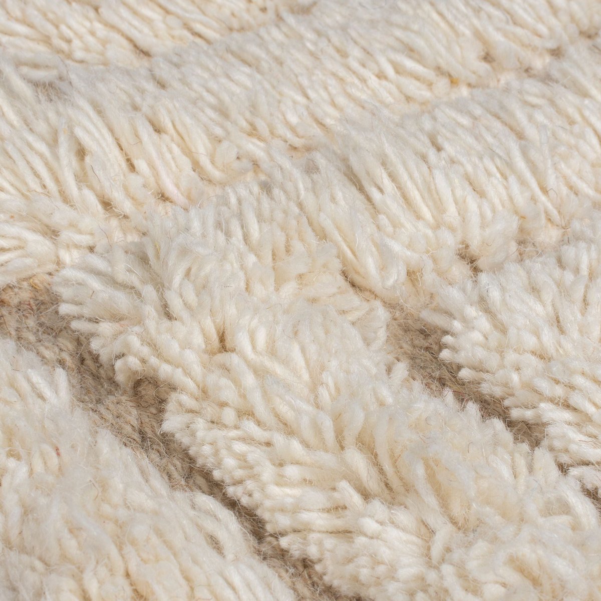 Tapis shaggy en laine GREEK KEY beige, FLAIR RUGS