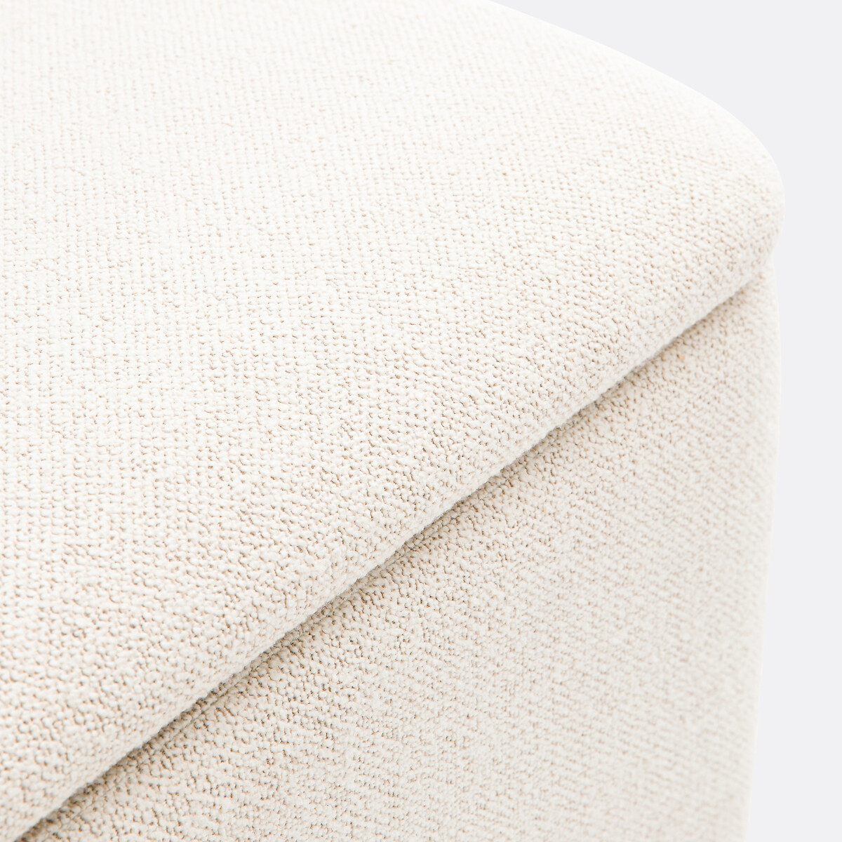 Banc coffre tissu bouclette, Elia ecru, LA REDOUTE INTERIEURS