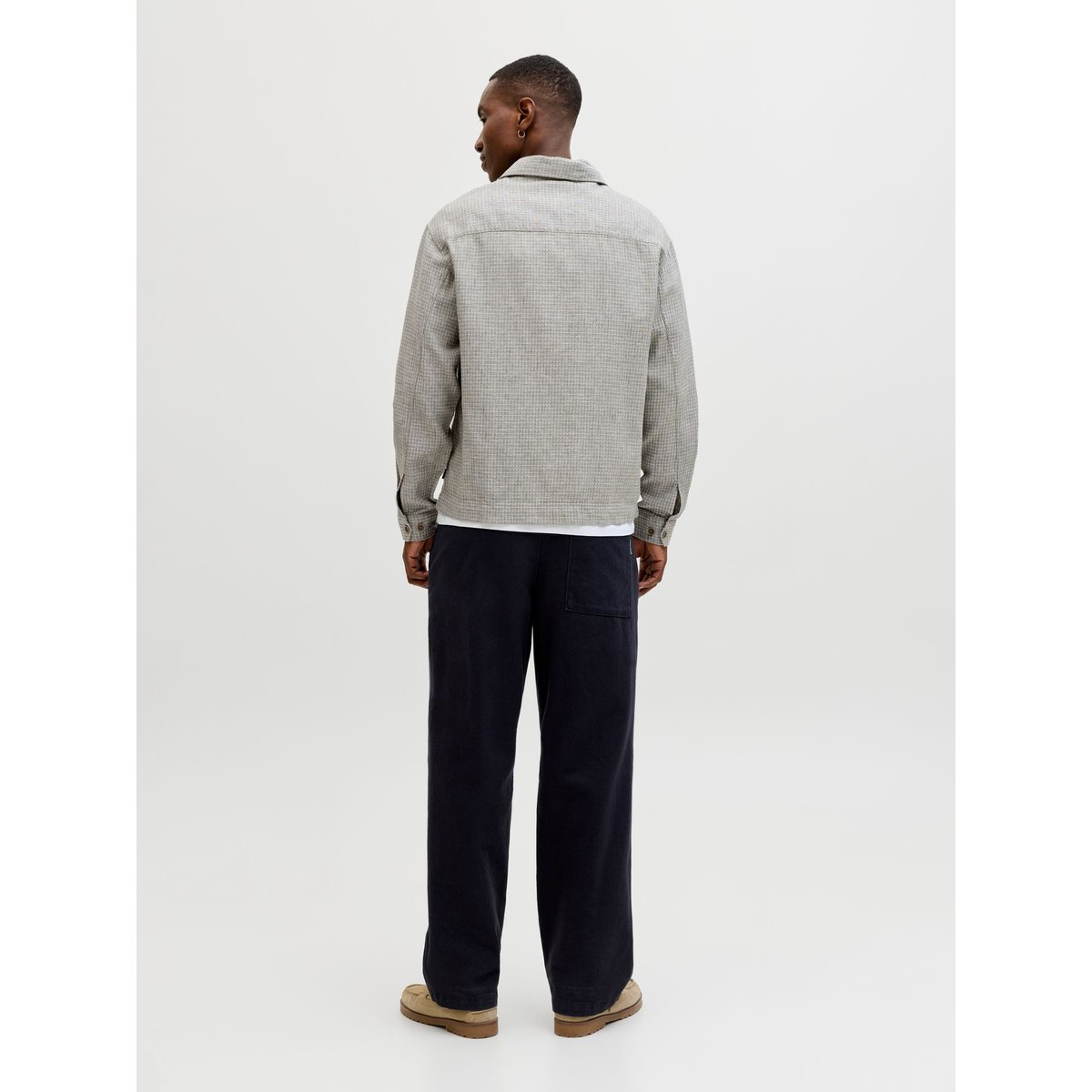 Chemise grise - smokey olive, JACK & JONES