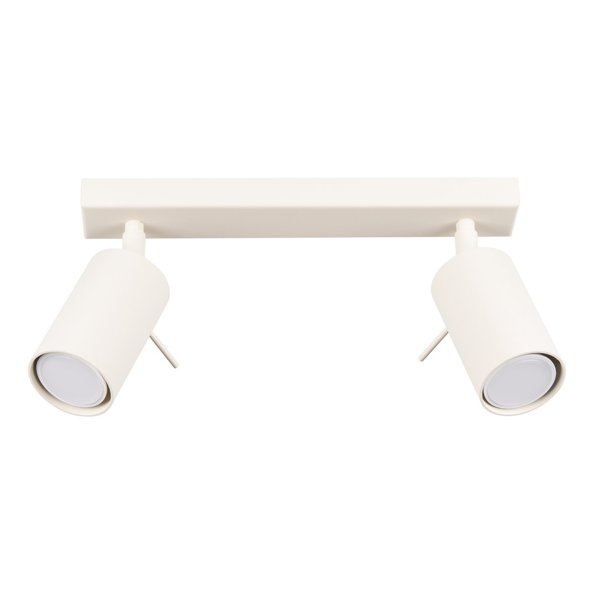 Plafonnier Acier Beige GU10 2 Ring beige, EDEN