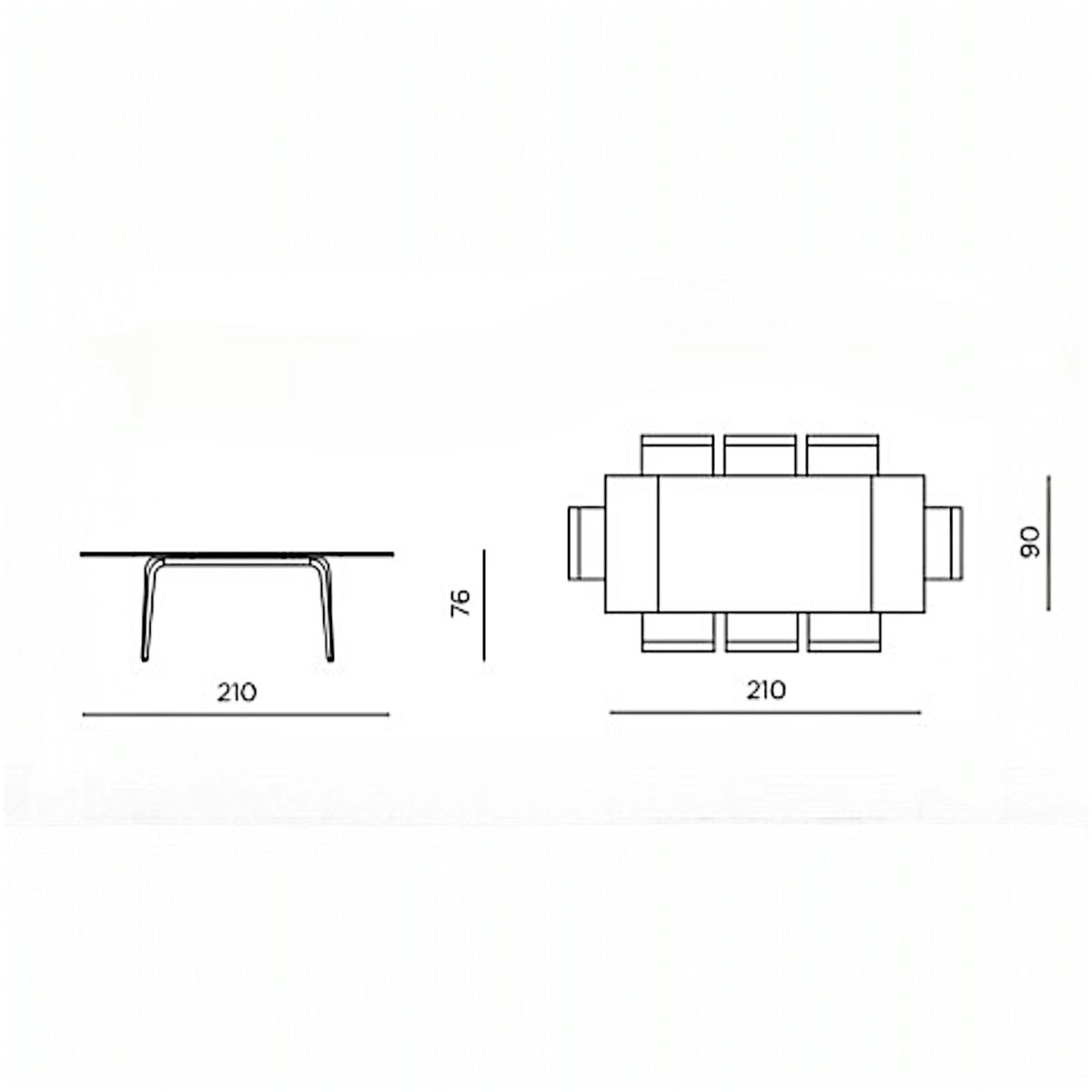 Table en céramique extensible 140 / 220 cm LORA travertin, PIER IMPORT