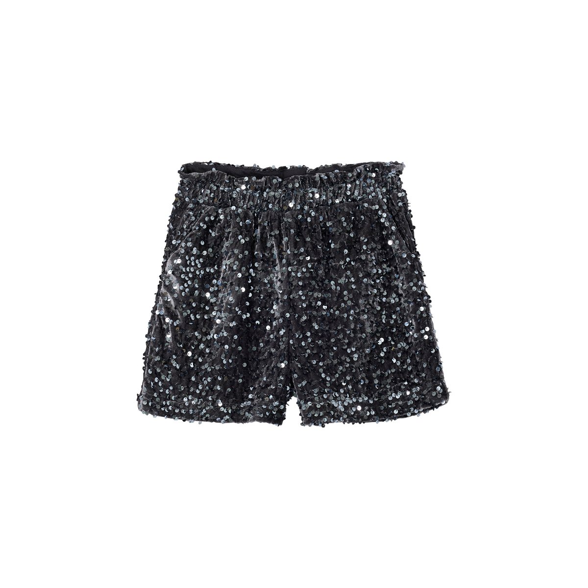 Short noël à sequins argent, VERTBAUDET