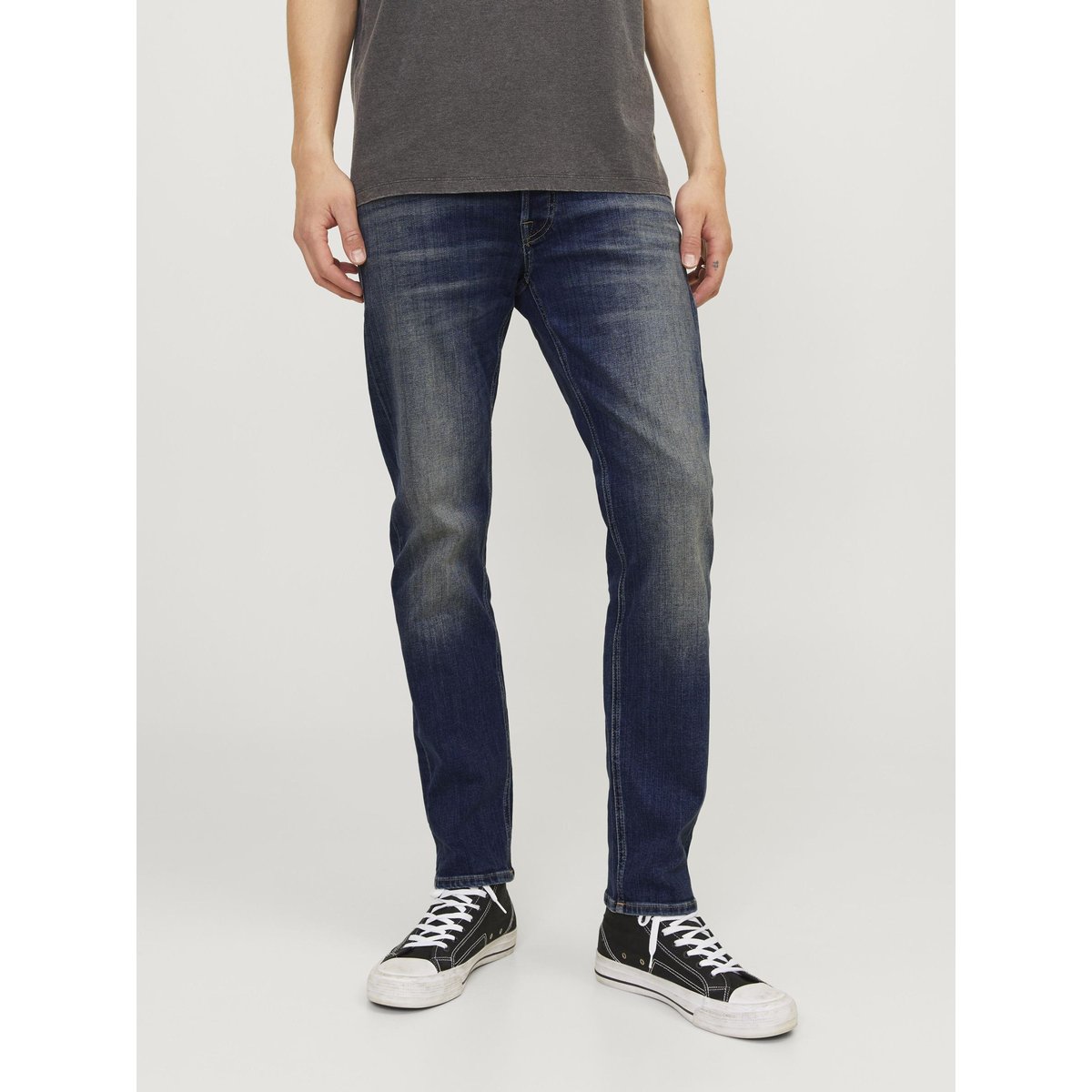 Jean Coupe Tapered blue denim, JACK & JONES